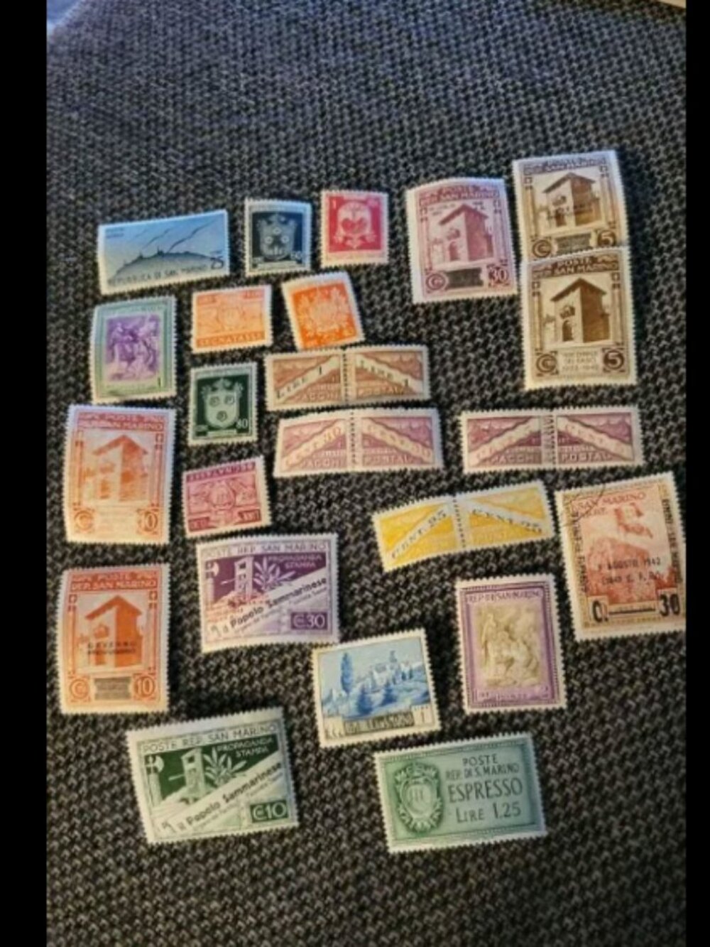 San Marino collectible stamp lot